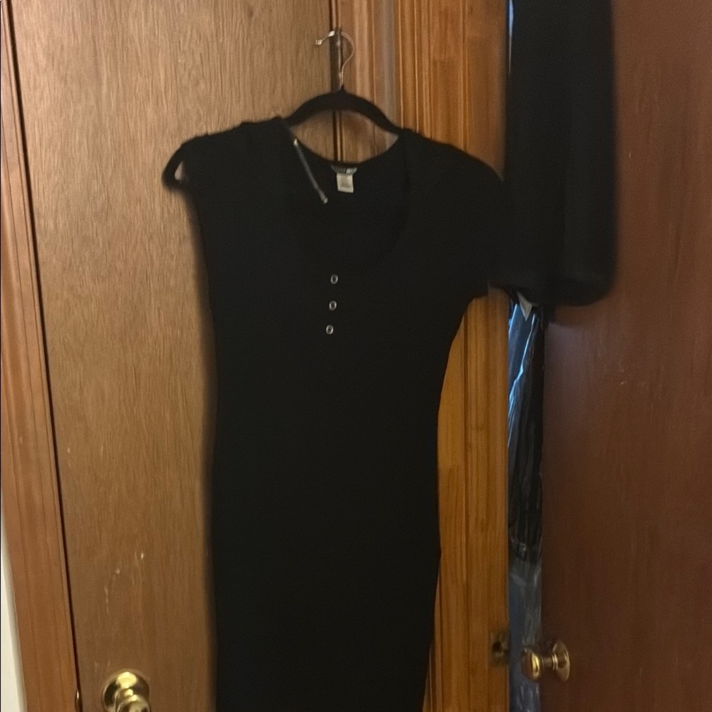 Fashion Nova Black Sleeveless Sheath Mini Dress